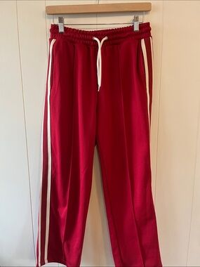 GAP Red Trackpants with Side Stripe